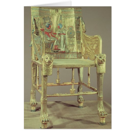 The throne of Tutankhamun  New Kingdom Cards (Front)