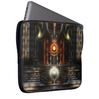 The Throne Room Fractal Art Laptop Sleeve