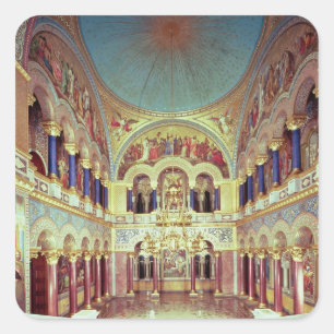 The Throne Room from the south Square Sticker