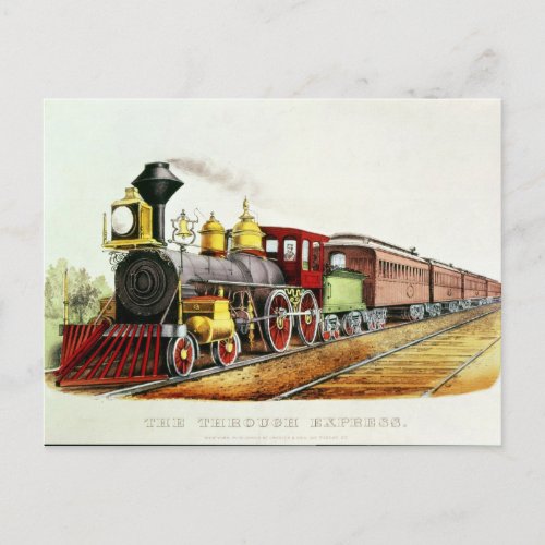 The Through Express Postcard