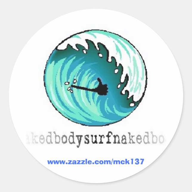 The Thumb's Up sticker from BSN Bodysurfing Appare (Front)