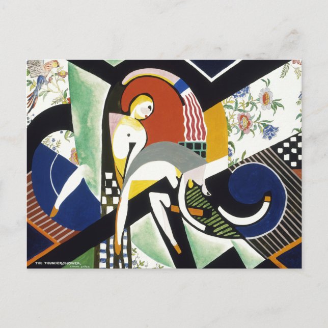 The Thundershower, colorful artwork Postcard (Front)