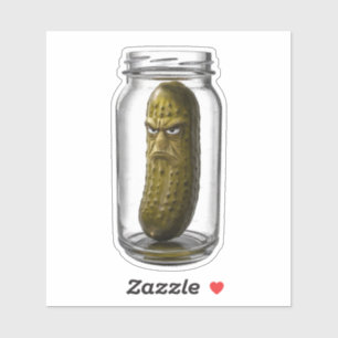 The Ticked Pickle Funny Decal