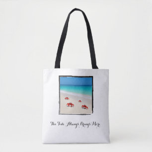 The Tide Always Brings More - Minimalist Beach Tote Bag
