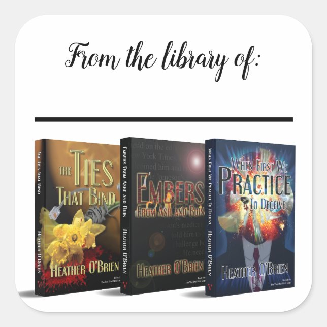 The Ties That Bind saga Bookplate (Front)