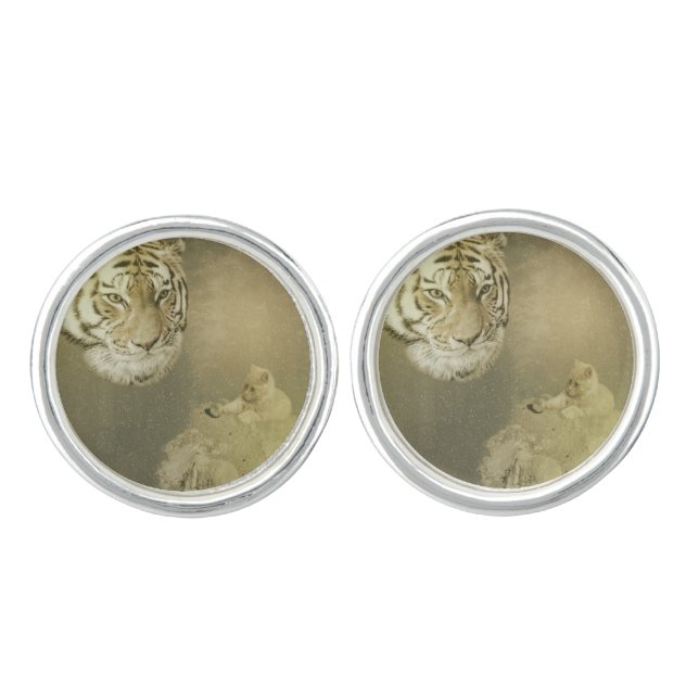 The Tiger And The Kitten, Cufflinks (Front)