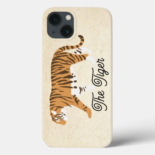 The Tiger Color Block iPhone 13 Case