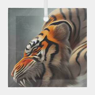 The Tiger Glass Ornament