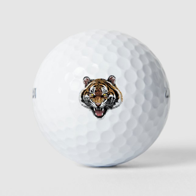 The Tiger Roar face Golf Balls (Front)
