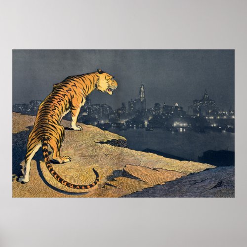 The Tigerâs Prey by Samuel Ehrhart Poster