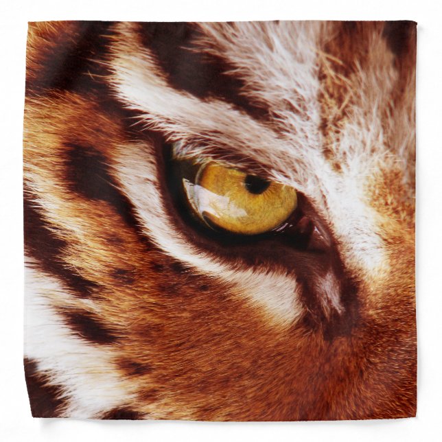 The Tiger's Eye Photograph Bandana (Front)