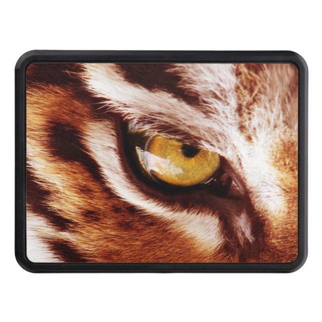 The Tiger's Eye Photograph Hitch Cover (Front)