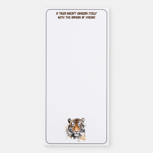 The Tigers Gaze _  Magnetic Notepad
