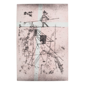 The Tight Rope Walker (1923) by Paul Klee Metal Print