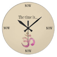 The Time is Now Clock