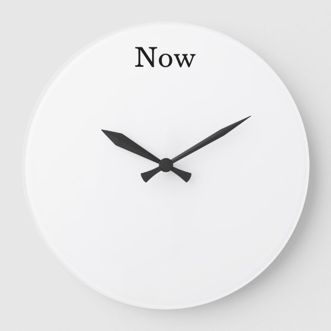 The Time is Now Clock (Front)