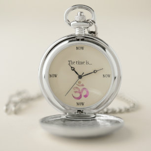 The Time is Now Clock Watch