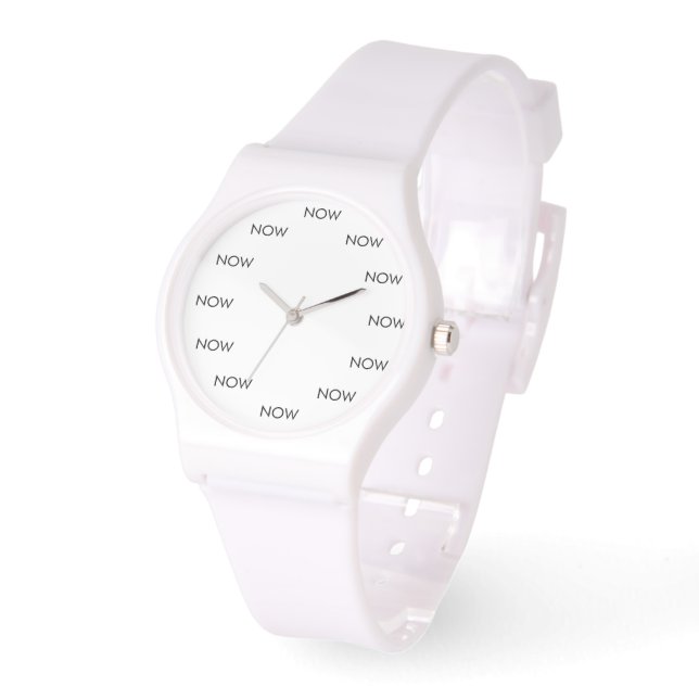 The Time Is NOW Watch – Present Moment Reminder (Angle)