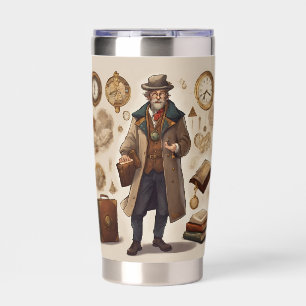 the time machine traveler style  insulated tumbler
