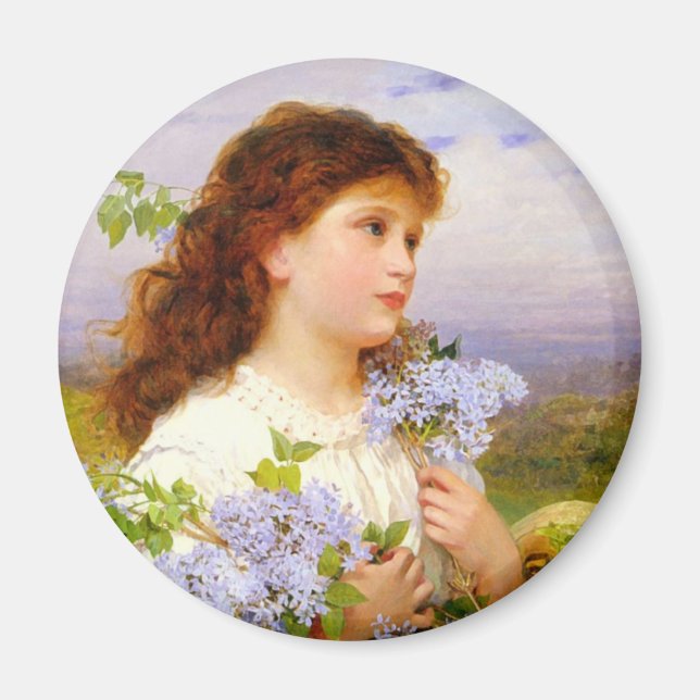 The Time of the Lilics Sophie Anderson Magnet (Front)