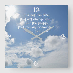 The time... square wall clock