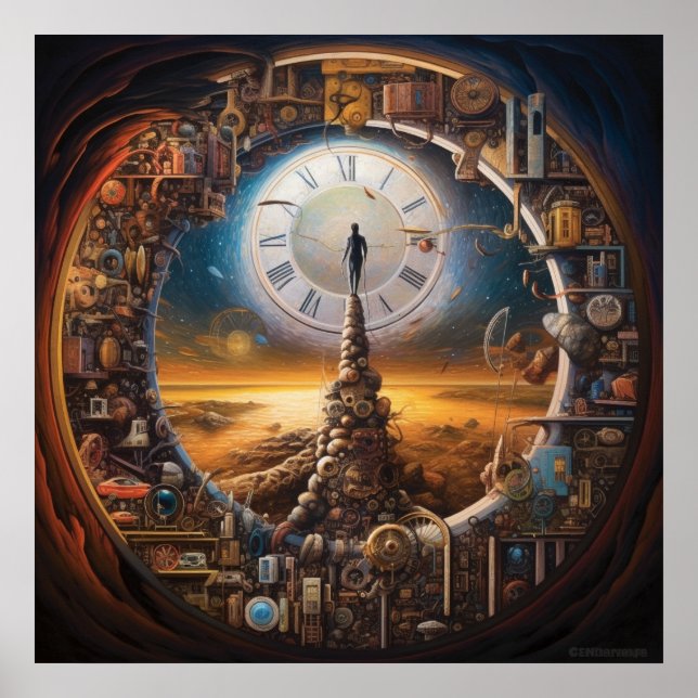 The Time Traveler Poster (Front)