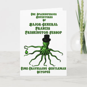 The Time-Traveling Gentleman Octopus Card