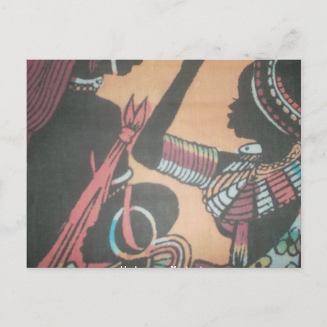 The Timeless Beauty of the Maasai Tradition Postcard (Front)