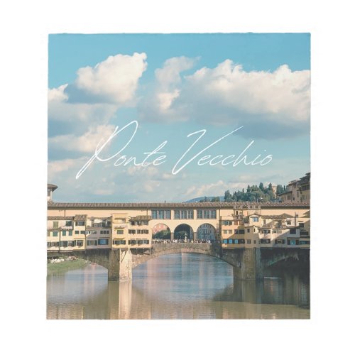 The Timeless Charm of Ponte Vecchio Notepad