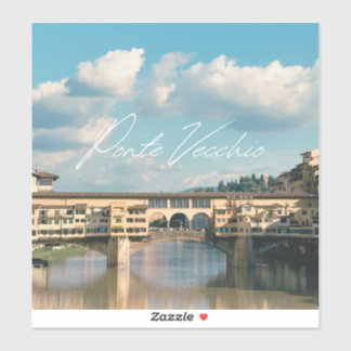 The Timeless Charm of Ponte Vecchio Sticker
