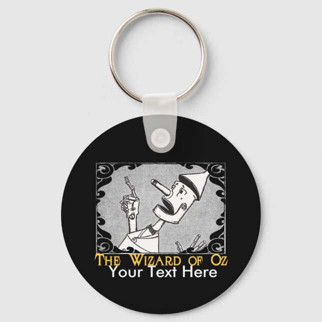 The Tin Man Customize It! Keychain (Front)