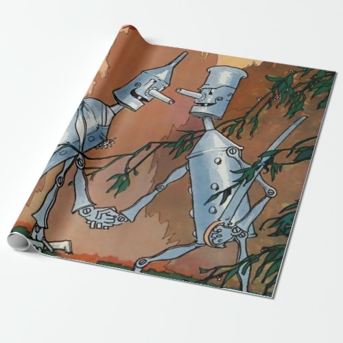 âœThe Tin Woodman and His Twinâ by John R Neill Wrapping Paper