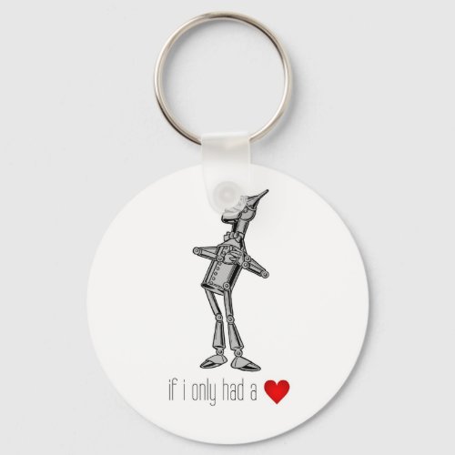 The Tin Woodsman If I Only Had a Heart Keychain