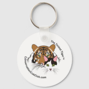 The Tiniest Tiger Conservation Cub Club Keychain