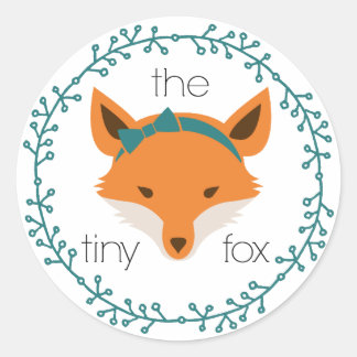 the tiny fox sticker