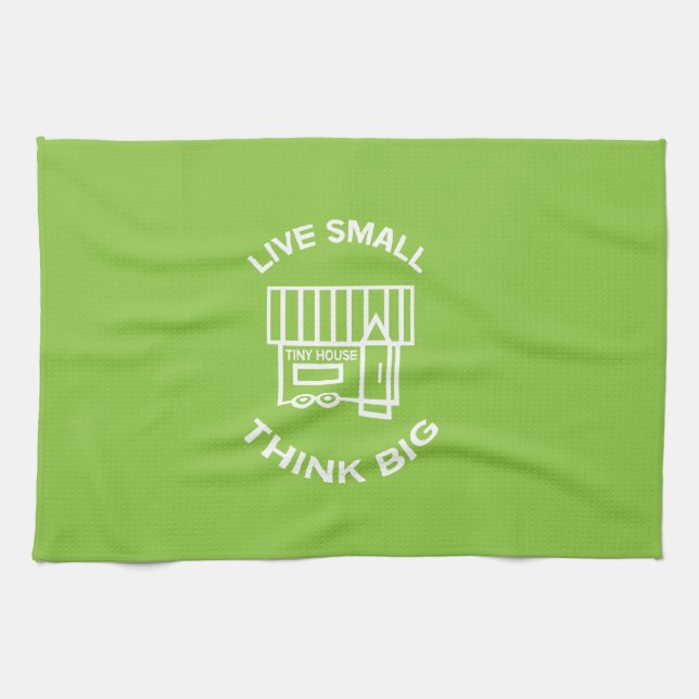 The Tiny House Movement - Tiny Houses - Tiny Home  Kitchen Towel (Horizontal)