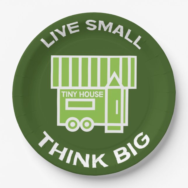 The Tiny House Movement - Tiny Houses - Tiny Home  Paper Plates (Front)