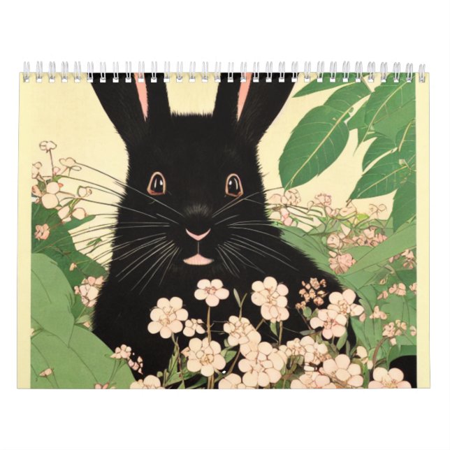 The Tiny Lovable Bunny Mini Lop Rabbit Calendar  (Cover)