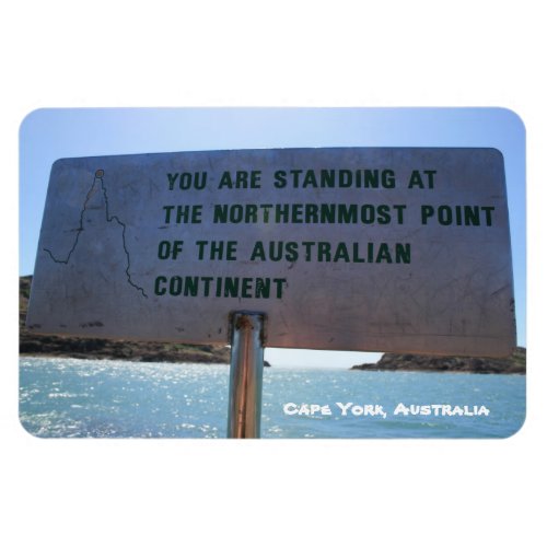 The Tip Sign Cape York Australia _ Premium Magnet