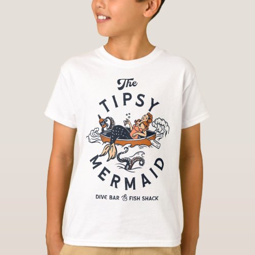 The Tipsy Mermaid Dive Bar  Fish Shack T_Shirt
