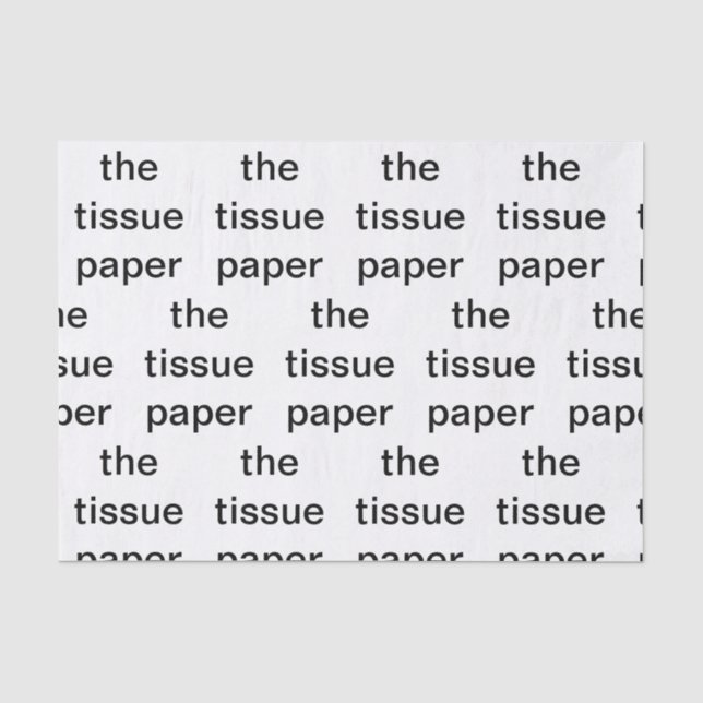 the tissue paper (Front)
