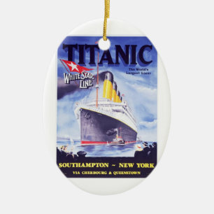 The Titanic Ceramic Ornament
