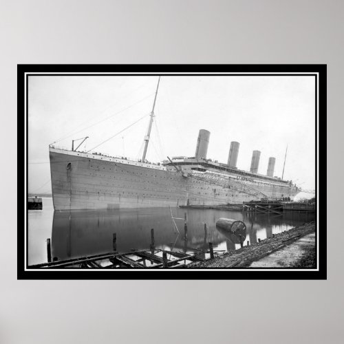 The Titanic Unpainted Photo Poster titanic Series