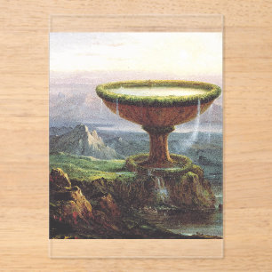 The Titan's Goblet by Thomas Cole Acrylic Invitations