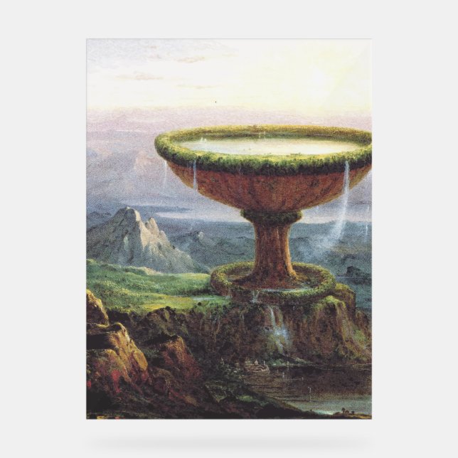 The Titan's Goblet by Thomas Cole Acrylic Sign (Front)