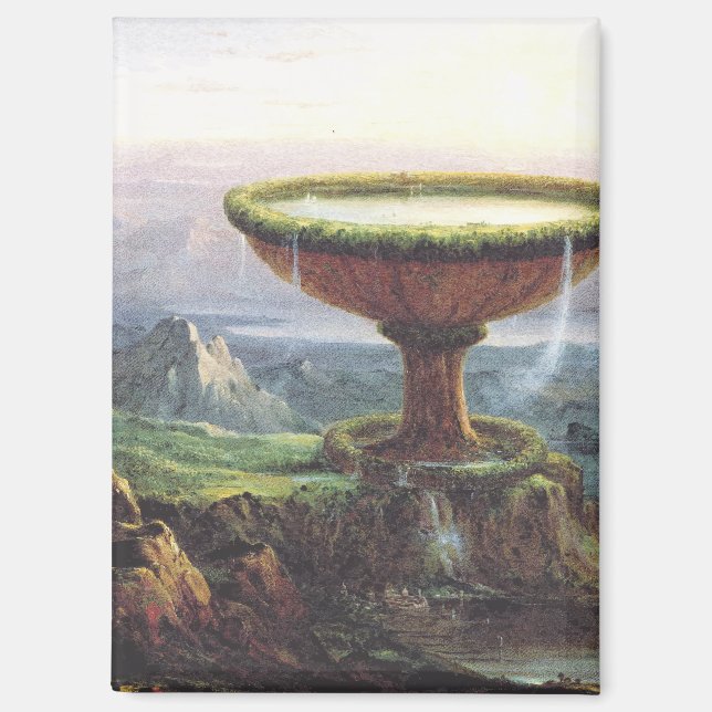 The Titan's Goblet by Thomas Cole Magnet (Front)