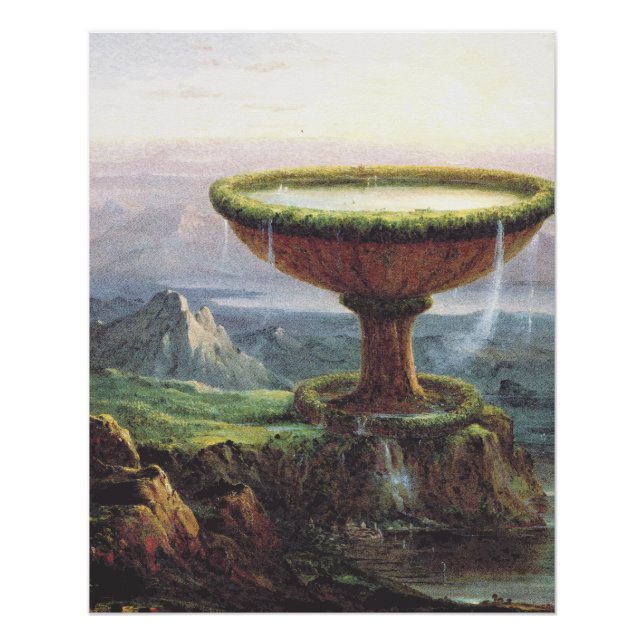 The Titan's Goblet by Thomas Cole Poster (Front)