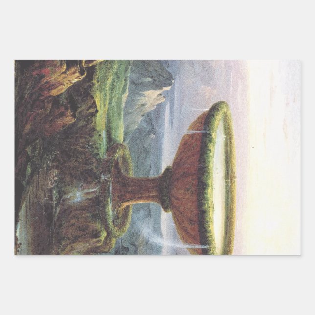 The Titan's Goblet by Thomas Cole Wrapping Paper Sheets (Front)