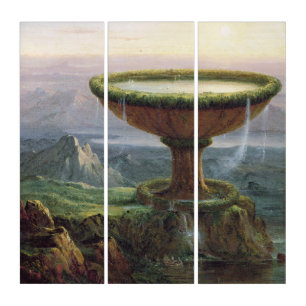 The Titan's Goblet - Thomas Cole Triptych
