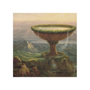 The Titan's Goblet - Thomas Cole Wood Wall Art